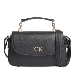 Calvin Klein mini crossbody bag in black faux leather 3105POSS0197N