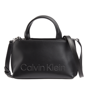Calvin Klein mini tote bag in black faux leather 3105POSS0167N