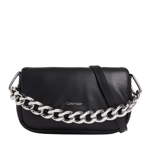 Calvin Klein women satchel bag in black faux leather 3104POSS9853N