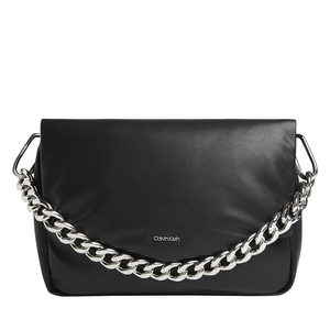 Calvin Klein women satchel bag in black faux leather 3104POSS9854N