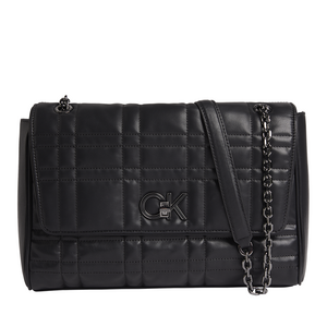 Calvin Klein women satchel bag in black faux leather 3104POSS9884N