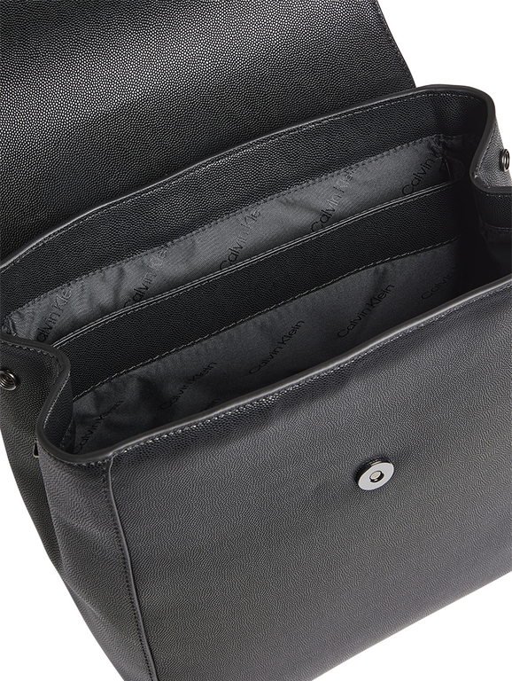 Calvin Klein women backpack in black faux leather  3102RUCS8824N 