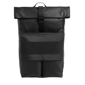 Unisex Calvin Klein black backpack made of partially recycled synthetic material 3106RUCS0539N