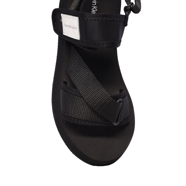 Calvin Klein women sandals in black fabric 2375DS0967N