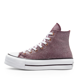 Sneakers high top femei CONVERSE Chuck Taylor All Star Lift Forest Glam bordo 2944DGS3240GLBO