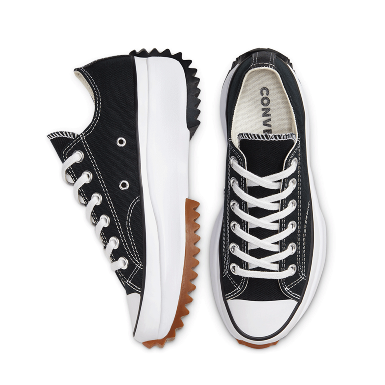 Converse Women's high top sneakers Converse Run Star Hike Canvas Platform in black color