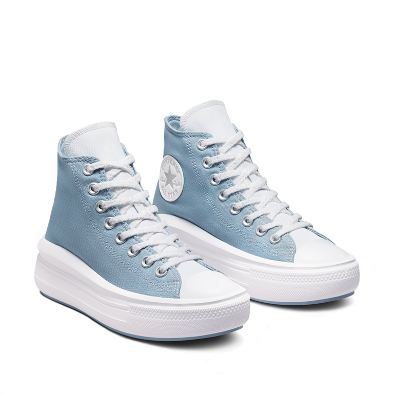 Sneakers high top femei Converse Chuck Taylor Move CX Platform albastru deschis 2955dgs003074az