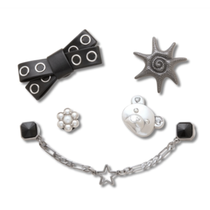 Accesoriu Jibbitz Crocs Silver Cutie Punk 5 Pack 3891ACC10018204