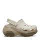 Saboți femei CROCS Bubble Crush Clog albi 3909DSL210061A