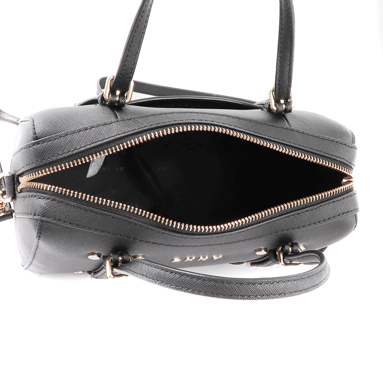 DKNY satchel bag in black leather 2551POSP4104N