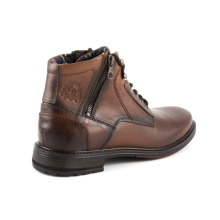 Men's boots Enzo Bertini brown leather 618bg850054m