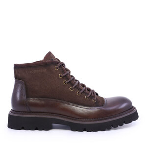 Ghete bărbați  Enzo Bertini Premium Collection maro din piele naturală 1640BG4313M