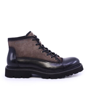 Ghete bărbați  Enzo Bertini Premium Collection negre din piele naturală 1640BG4313N
