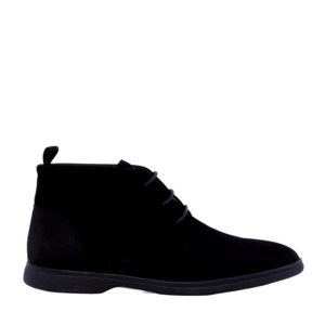 Ghete clark bărbați Enzo Bertini negre din piele nubuck 1782BG31000N