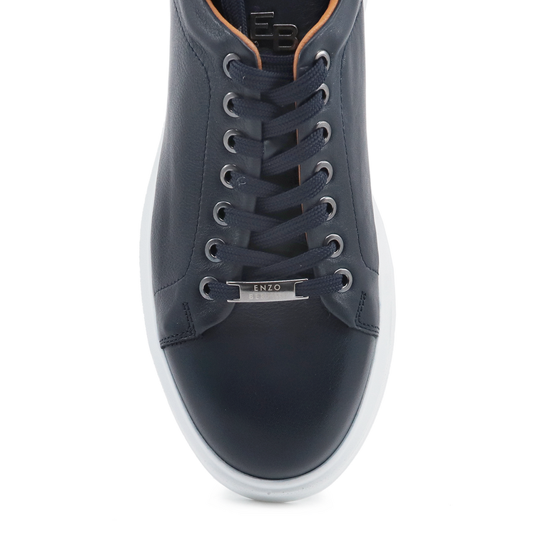 Pantofi bărbați Enzo Bertini bleumarin din piele 3203BP15177BL