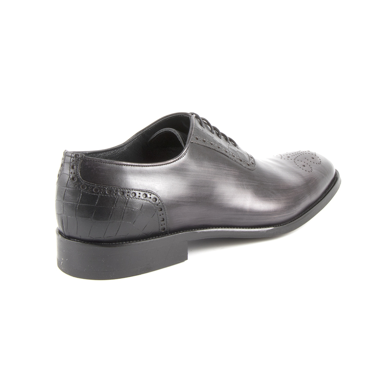 Men's shoes Enzo Bertini gray leather 3688bp10600gr