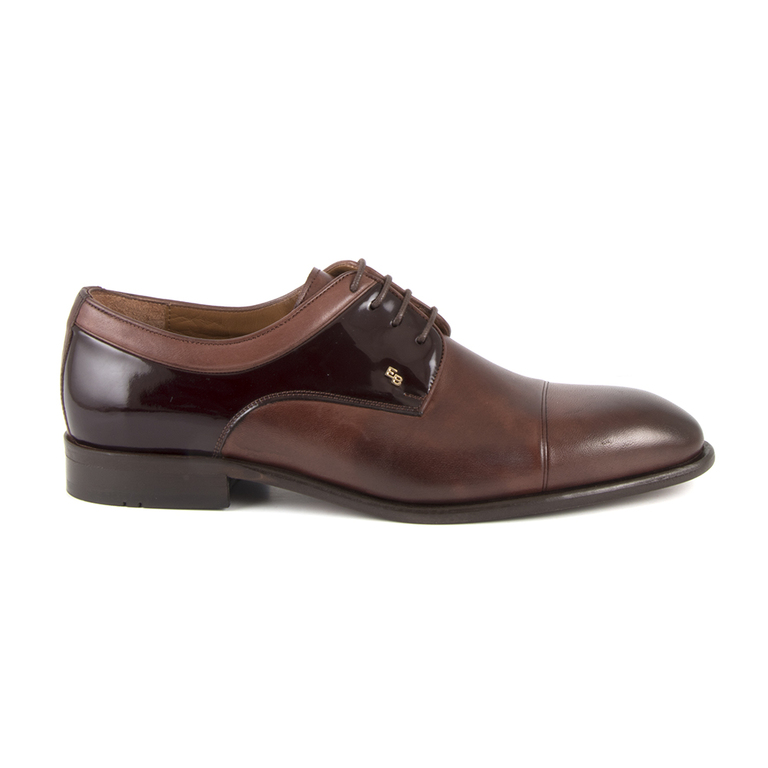 Men's shoes Enzo Bertini brown leather 3688bp82212m