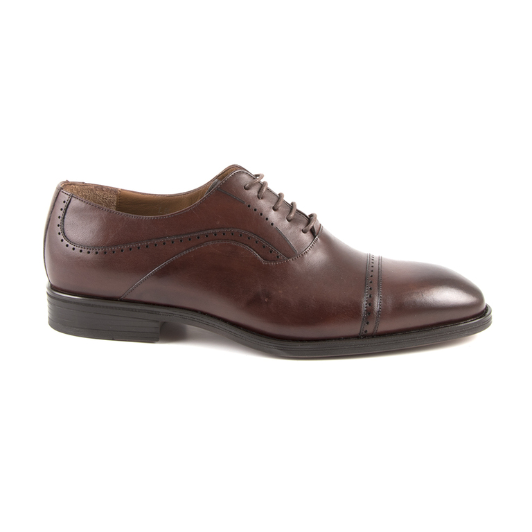 Men's shoes Enzo Bertini brown leather 3688bp82261m