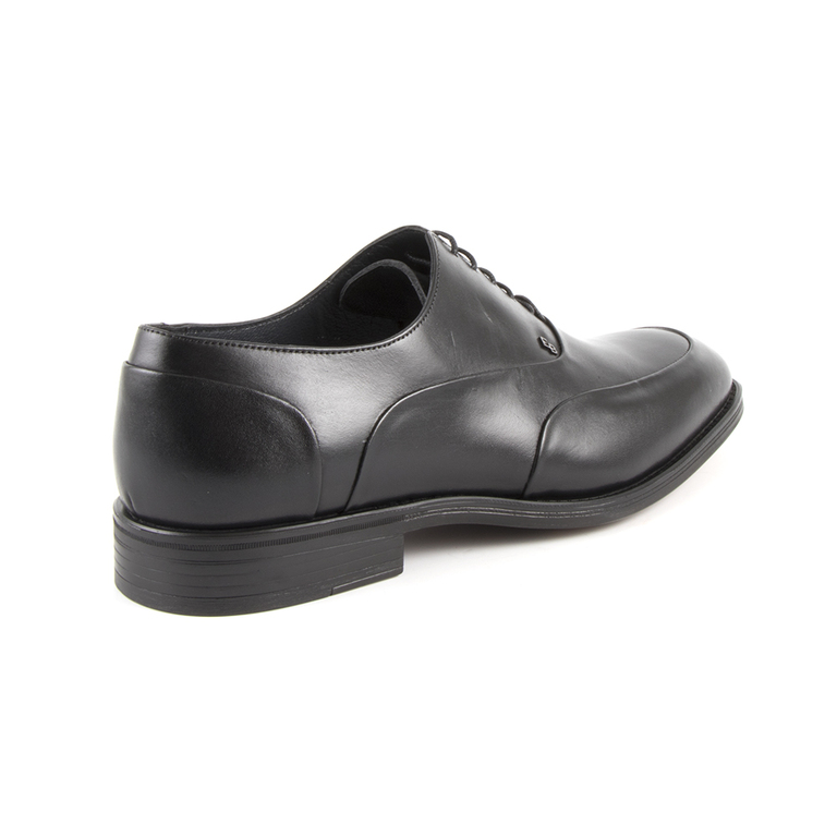 Men's shoes Enzo Bertini black leather 3688bp18100n
