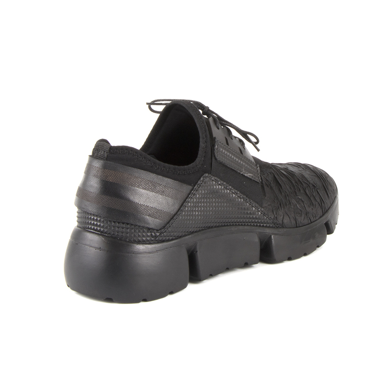 Men's shoes Enzo Bertini black leather 3688bp25800n