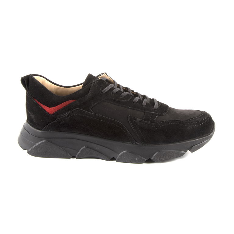 Men's shoes Enzo Bertini black leather 3698bp2354n