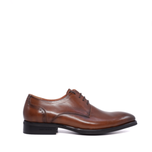 Men's derby shoes Enzo Bertini Premium Collection cognac genuine leather 1647BP2308CO