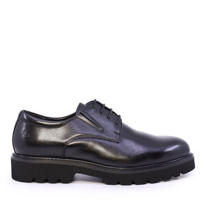 Pantofi derby bărbați  Enzo Bertini Premium Collection negri din piele naturală 1090BP1798N