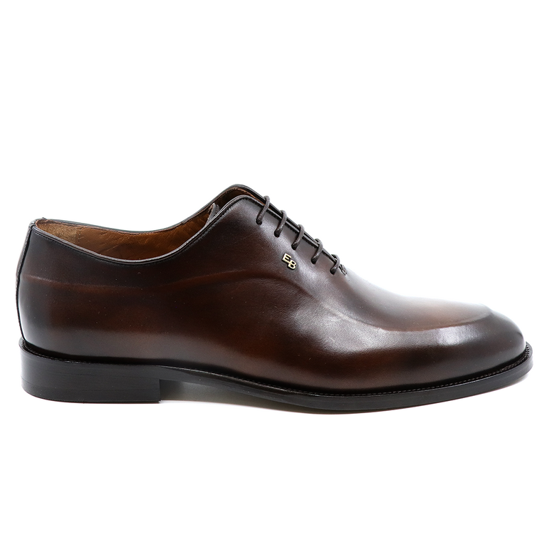 Pantofi oxford bărbați  Enzo Bertini maro din piele 3387bp2435m