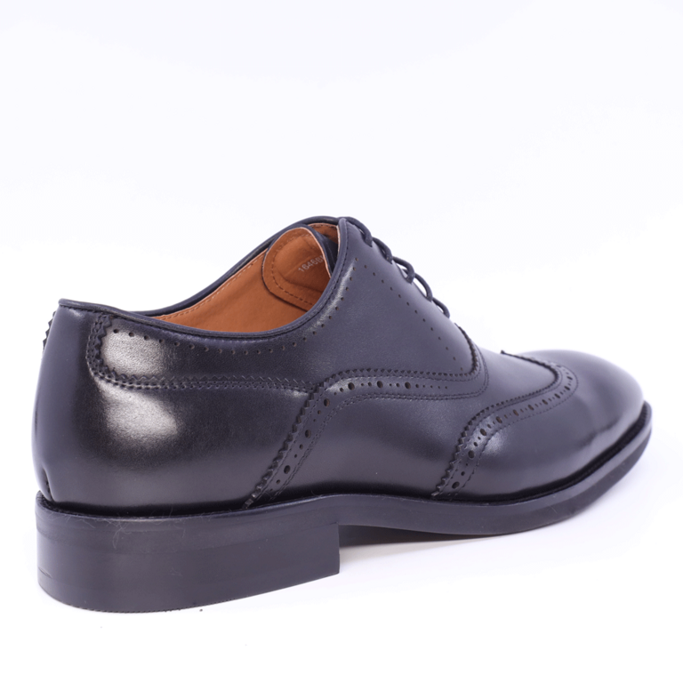 Men's Enzo Bertini black leather Oxford shoes 1646BP222126N