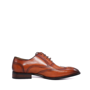 Men's oxford shoes Enzo Bertini Premium Collection cognac genuine leather 1647BP2277CO