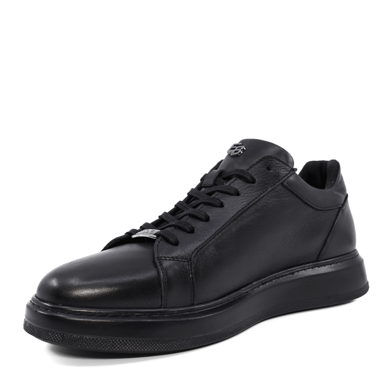 Sneakers bărbați Enzo Bertini negri din piele naturală 2197BP12461N