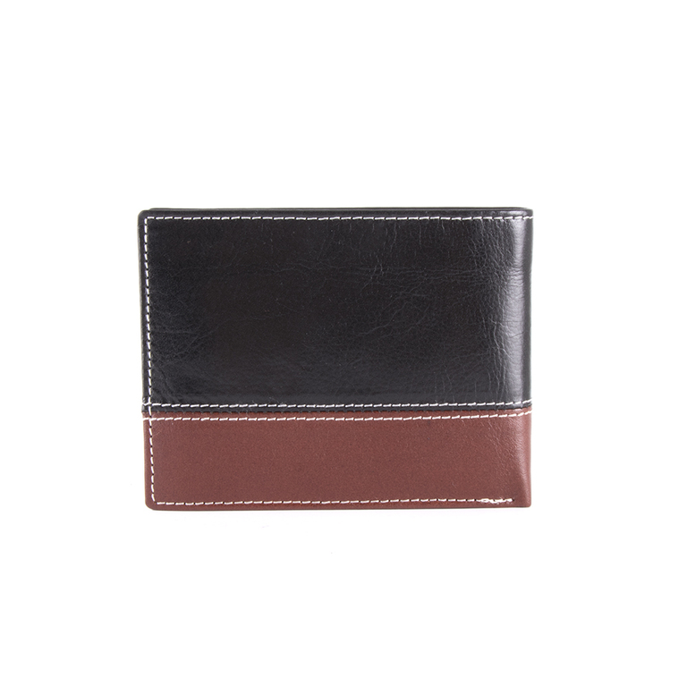 Men's wallet Enzo Bertini black leather 2648bpu2744n