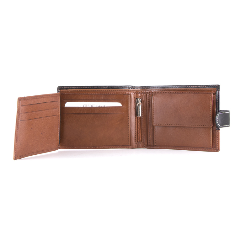 Men's wallet Enzo Bertini black leather 2648bpu2745n