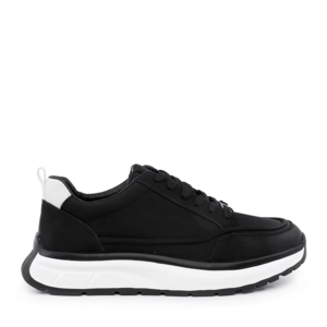 Sneakers ușori bărbați Enzo Bertini negri din piele 3662BP920N