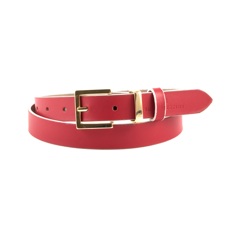 Women's belt Enzo Bertini red leather 3717dcu253070r