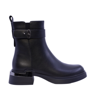 Ghete casual femei Enzo Bertini negre din piele  1122DGCONCORDIAN