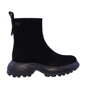 Ghete casual femei Enzo Bertini negre din piele 1122DGMORGANAVN