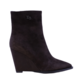 Ghete cu toc înalt femei Enzo Bertini Premium Collection negre din piele naturală 1122DGCARLOTAN