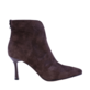 Ghete cu toc femei Enzo Bertini taupe din piele 1112DG5617TA