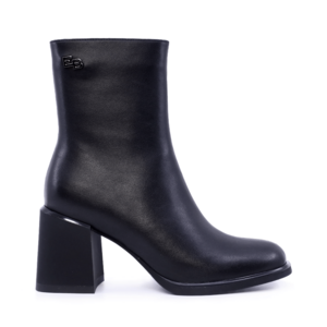 Ghete cu toc femei Enzo Bertini negre din piele 1112DG1154N