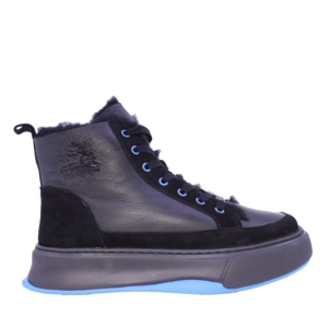 Women's Enzo Bertini black leather boots 1646DG222263N