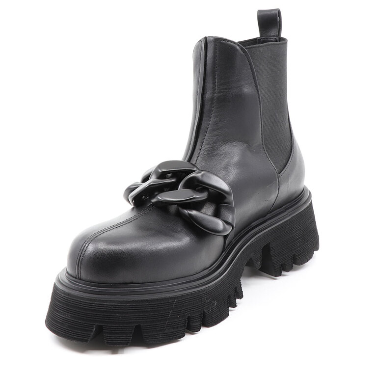 Enzo Bertini women boots in black nappa leather 2312DG619N