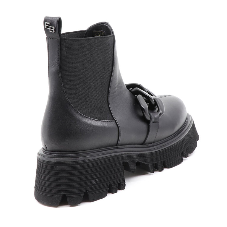 Enzo Bertini women boots in black nappa leather 2312DG619N