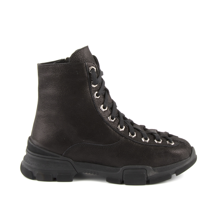 Women's boots Enzo Bertini black leather 2418dg104913n