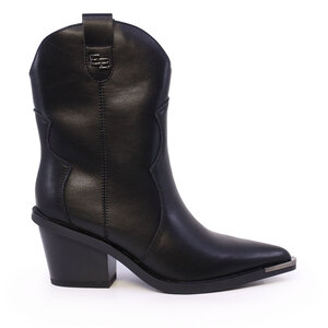 Ghete tip ciocate femei Enzo Bertini negre din piele 1390DG3110N