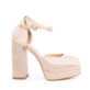 Enzo Bertini women high heel pumps with high wedge in black satin 1125DD3986N 1127dd3986n