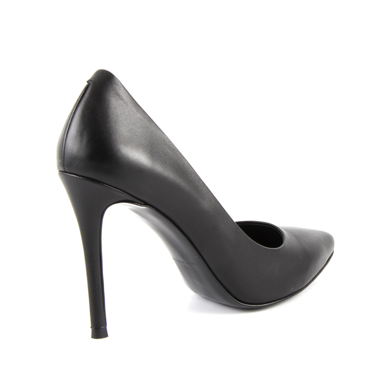 Women's shoes Enzo Bertini black leather 1368dp404xn