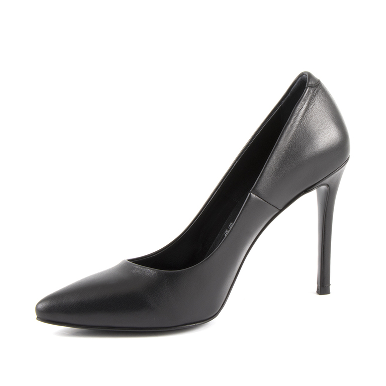 Women's shoes Enzo Bertini black leather 1368dp404xn