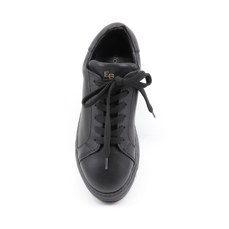 Enzo Bertini women shoes in black leather 3782DP5020N