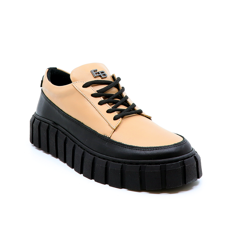 Enzo Bertini women shoes in taupe nappa leather 2312DP5690TA